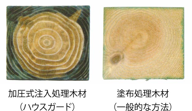 防腐・防蟻効果が自慢